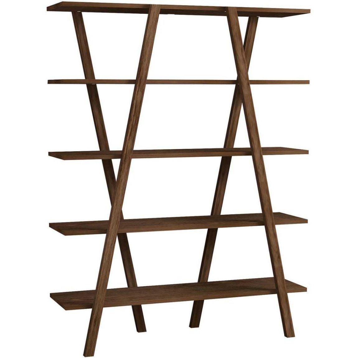 Etagère en pin effet noyer Perla main product photo