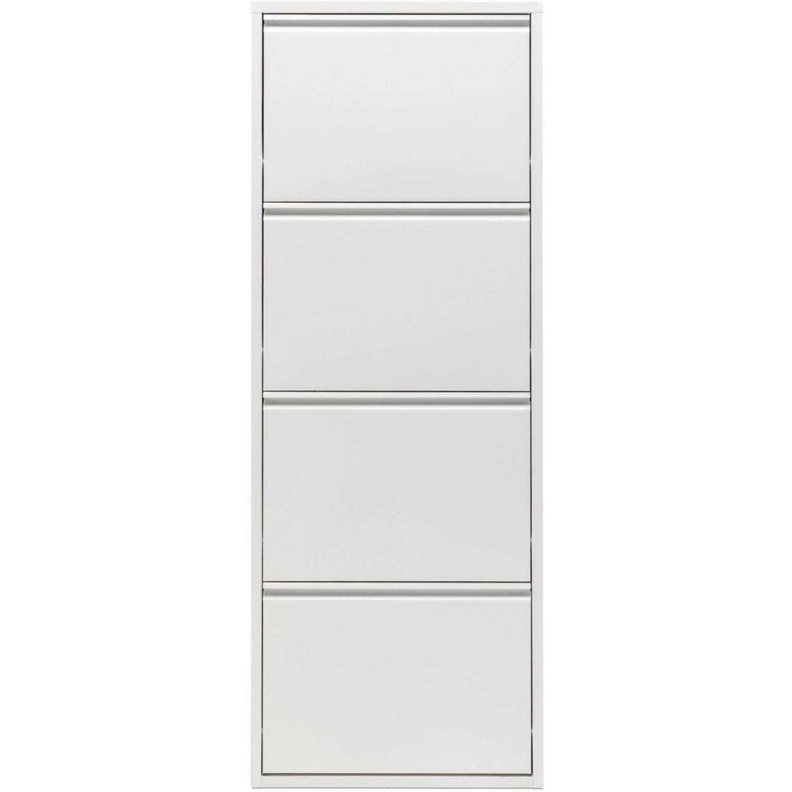 Meuble à chaussures en métal blanc Cabinet main product photo