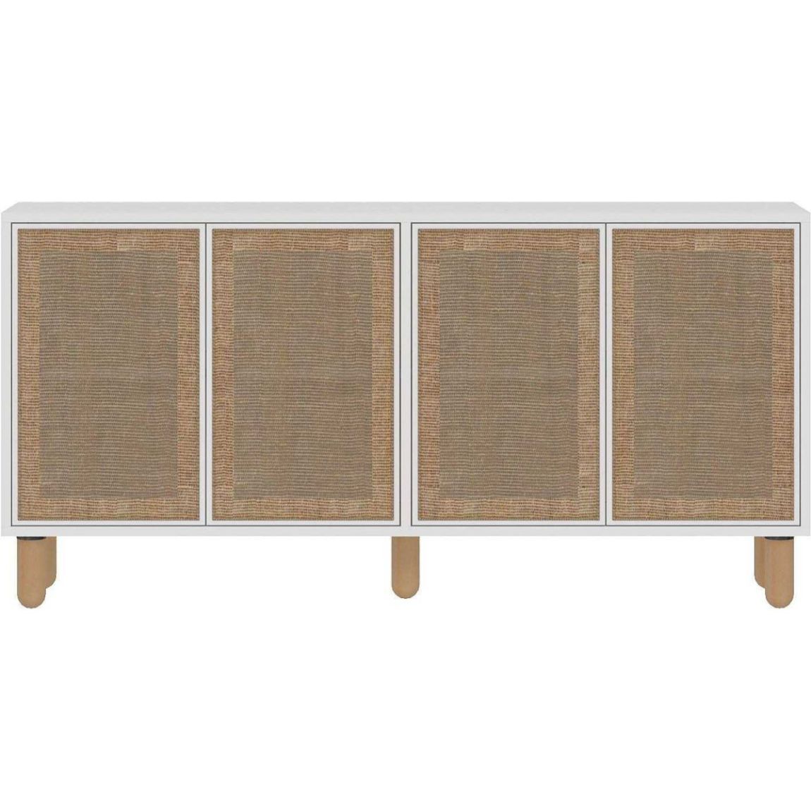 Buffet 4 portes en aggloméré Leila main product photo