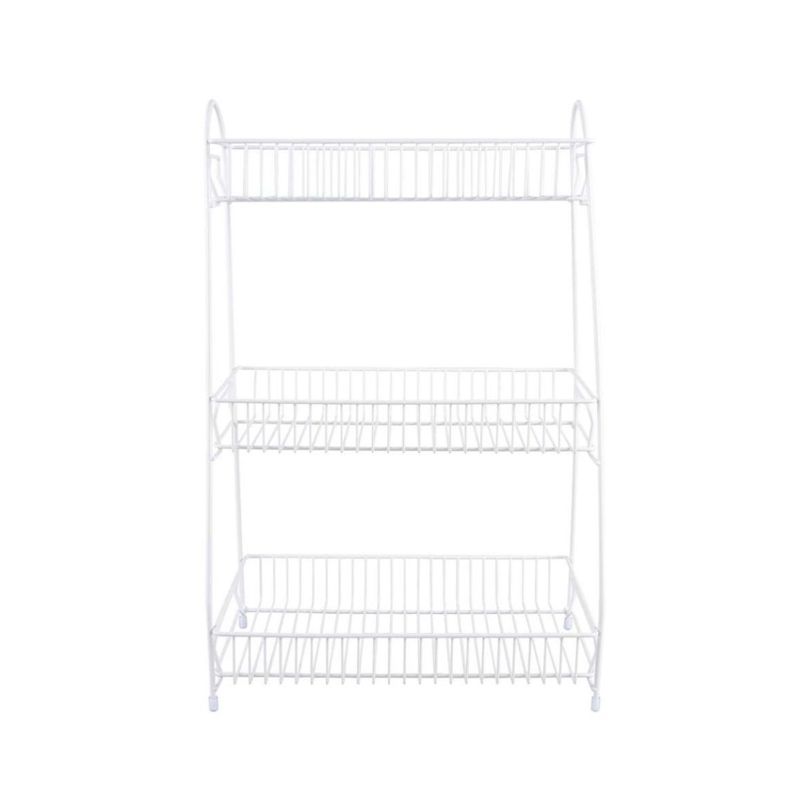 Etagère de cuisine en métal Tidy 30 x 20 x 45 cm Blanc mat main product photo