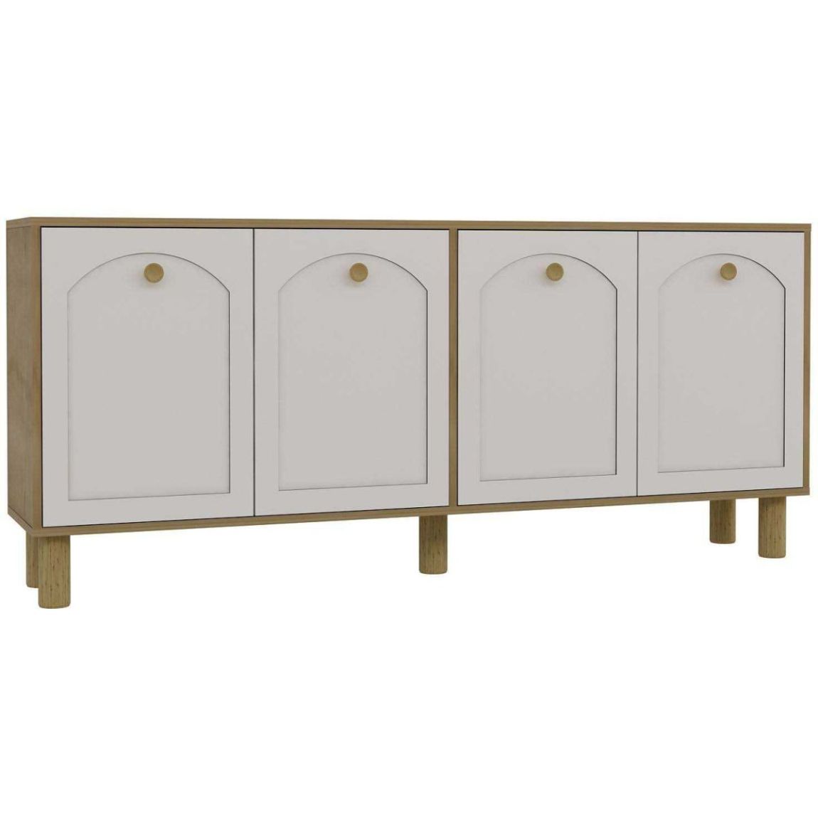 Buffet 4 portes en aggloméré Simple Bohem main product photo