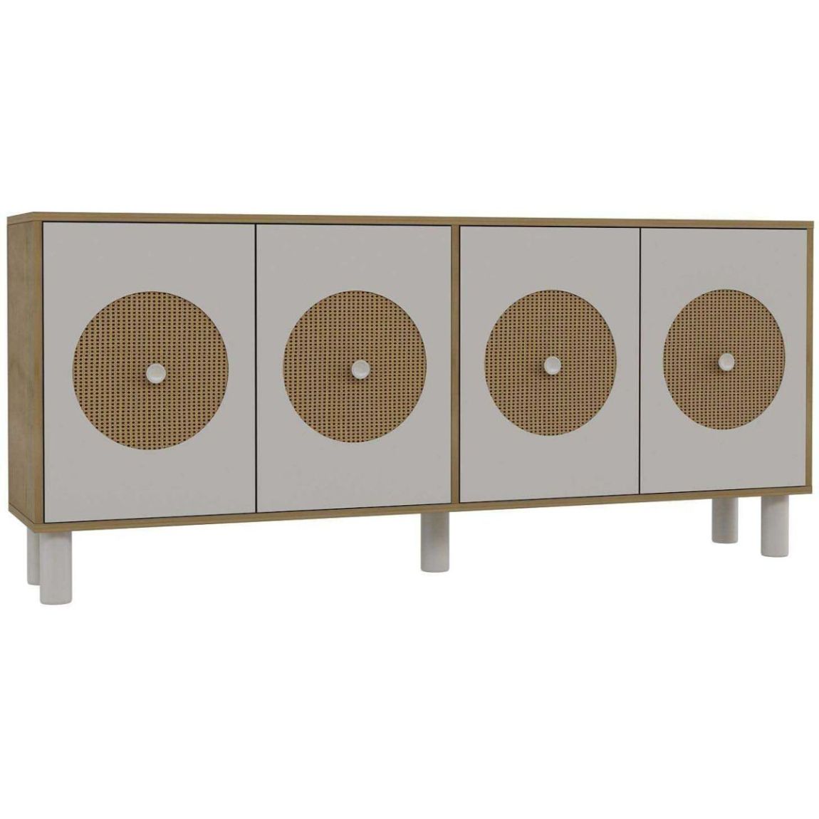 Buffet 4 portes en aggloméré Deren Bohem main product photo