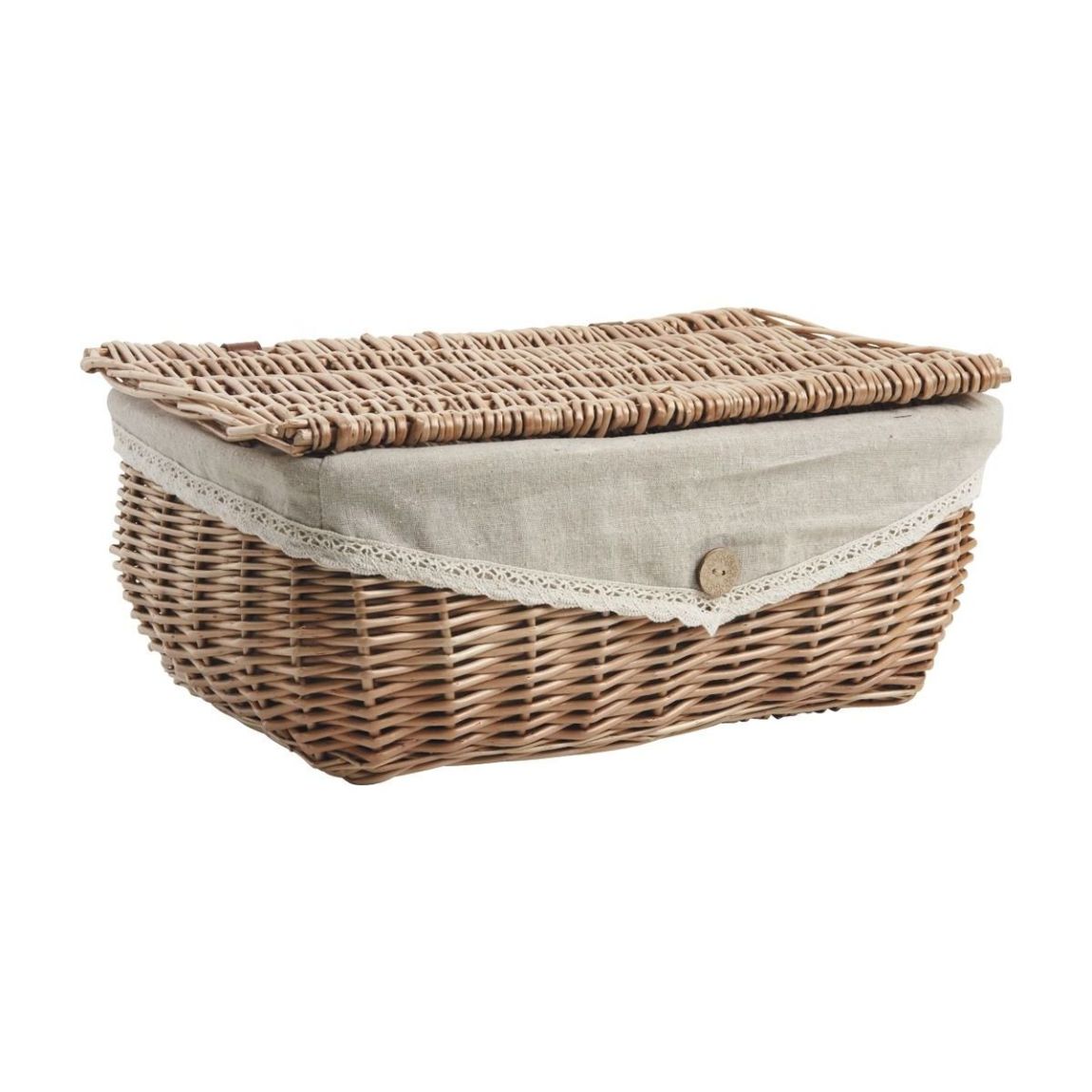 Coffrets en osier clair main product photo