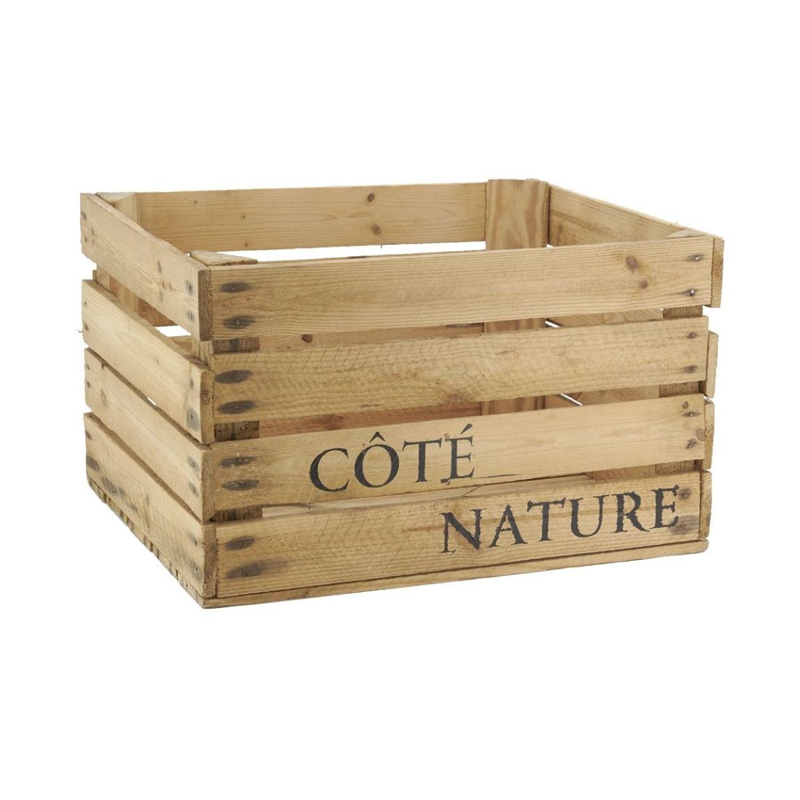 Caisse en bois main product photo