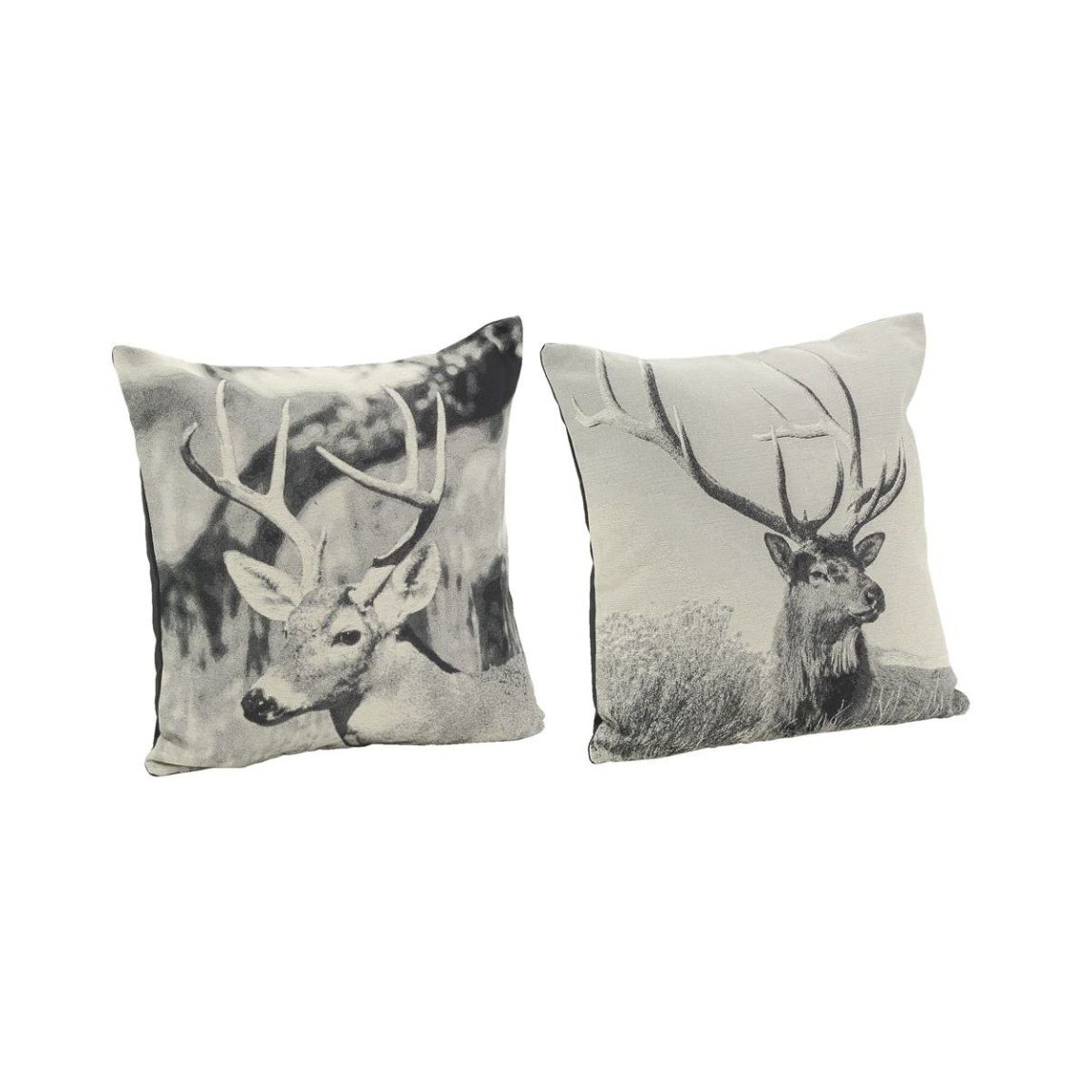 Coussin cerfs en coton (lot de 2) Lot de 2 main product photo