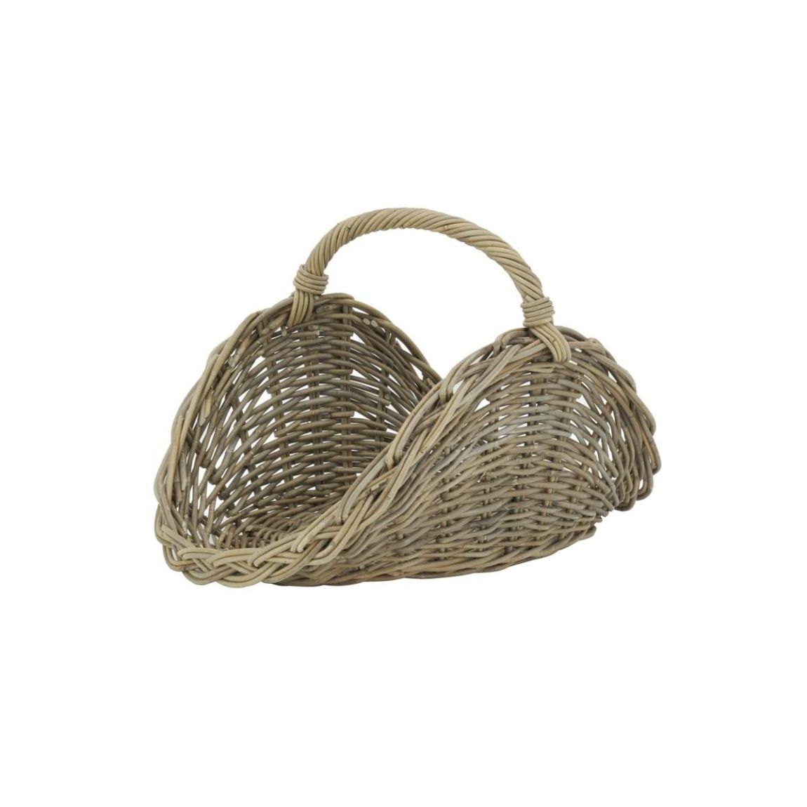 Panier à bûches en poelet main product photo
