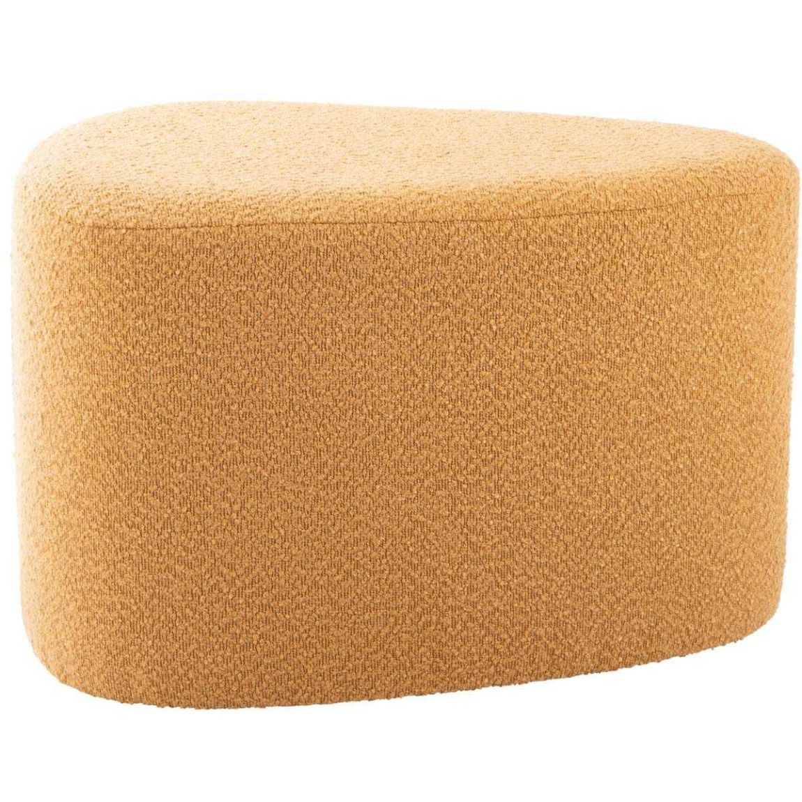 Pouf en tissu bouclette Ada Organic Large main product photo