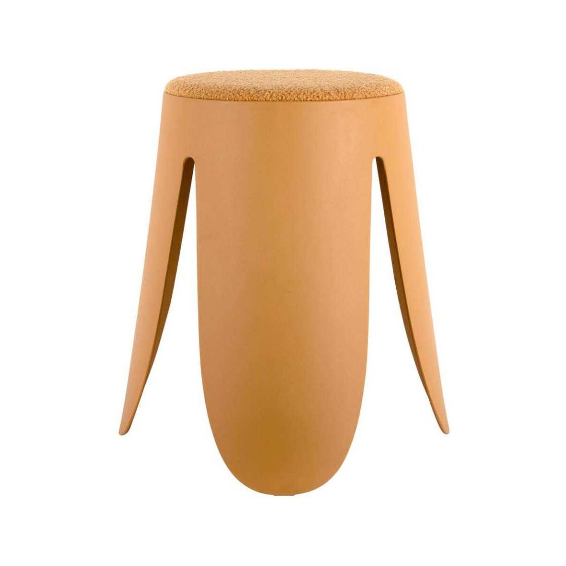 Tabouret en polypropylène Savor Ocre main product photo