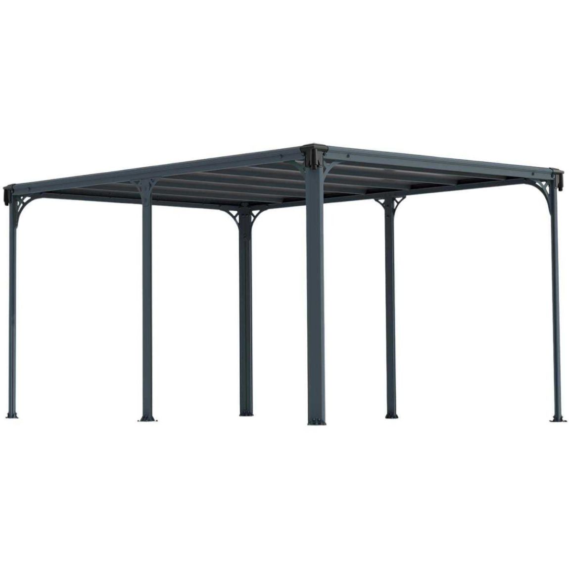 Tonnelle de jardin en aluminium et polycarbonate Milano 3 x 4.3 m main product photo