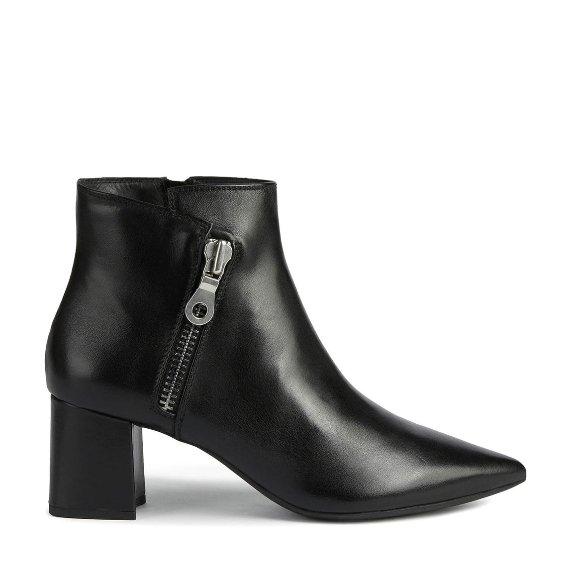 Bottines Bigliana En Cuir Noir main product photo