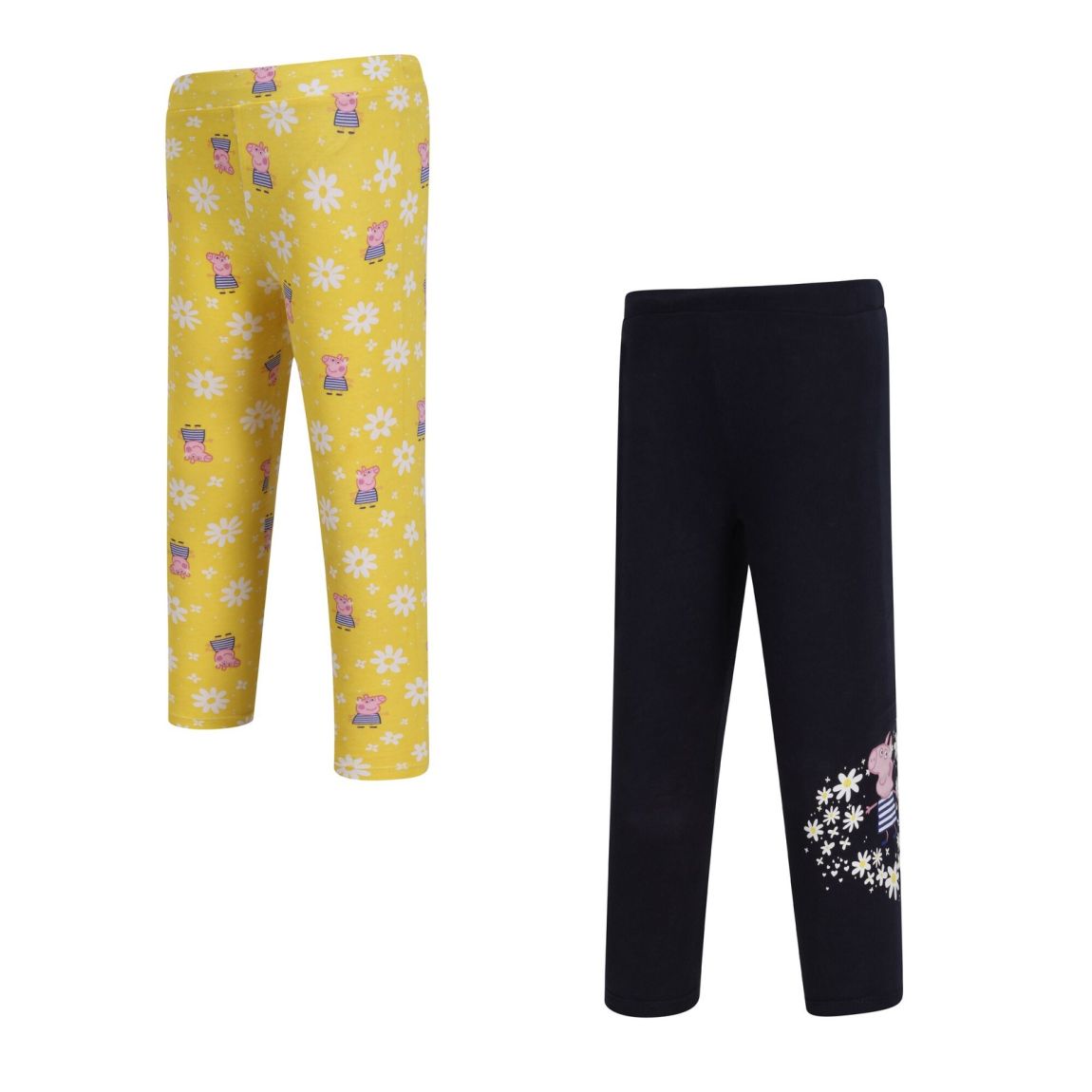 Leggings Jaune Vif / Bleu Marine main product photo