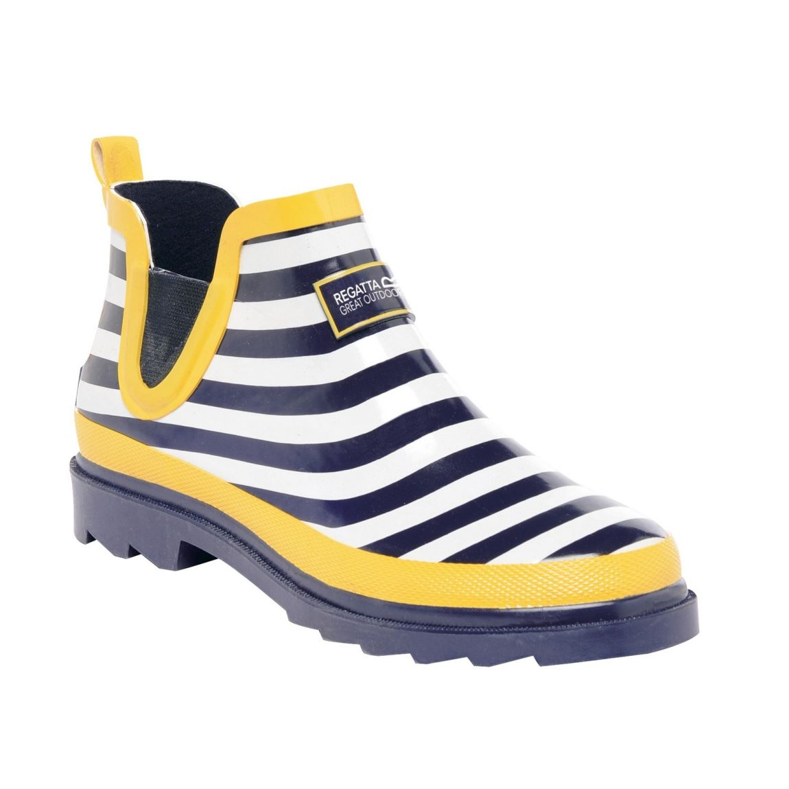 Bottes Harper Bleu Marine/blanc/jaune main product photo