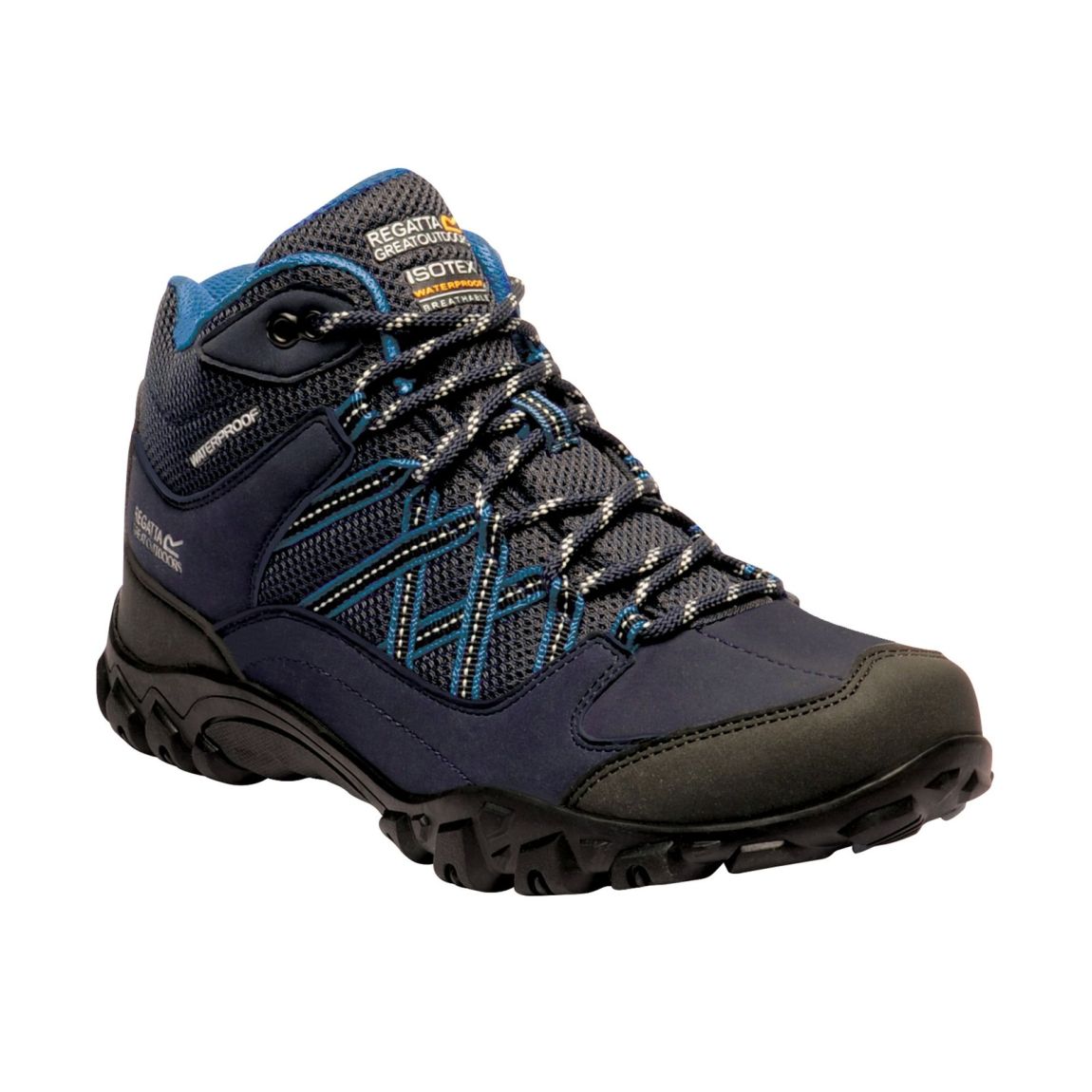 Bottines De Marche Edgepoint Bleu Marine/bleu Pétrole main product photo