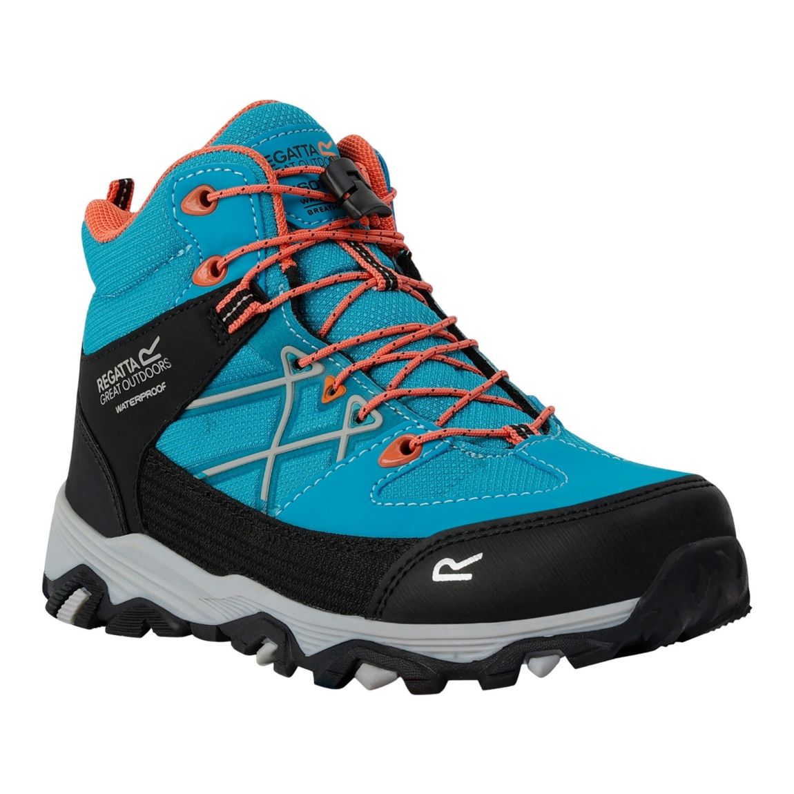 Bottines De Marche Samaris III Bleu Tahitien / Mandarine main product photo