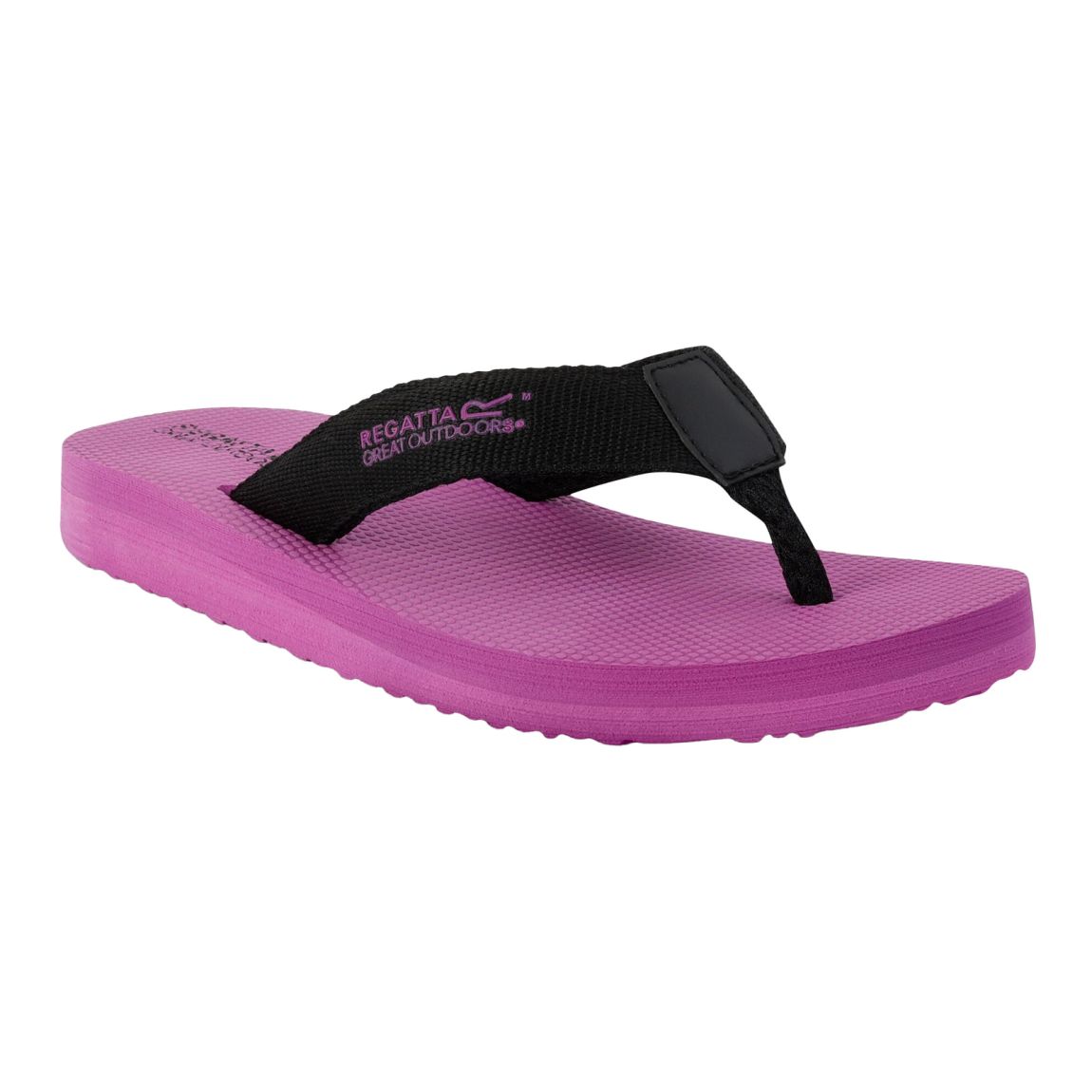Tongs Catarina Noir / Violet main product photo