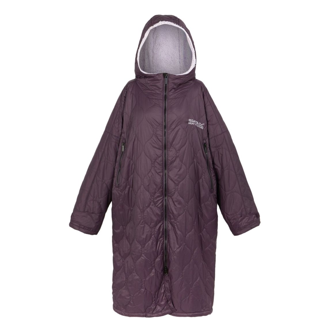 Peignoir À Langer Imperméable Prune Sombre main product photo