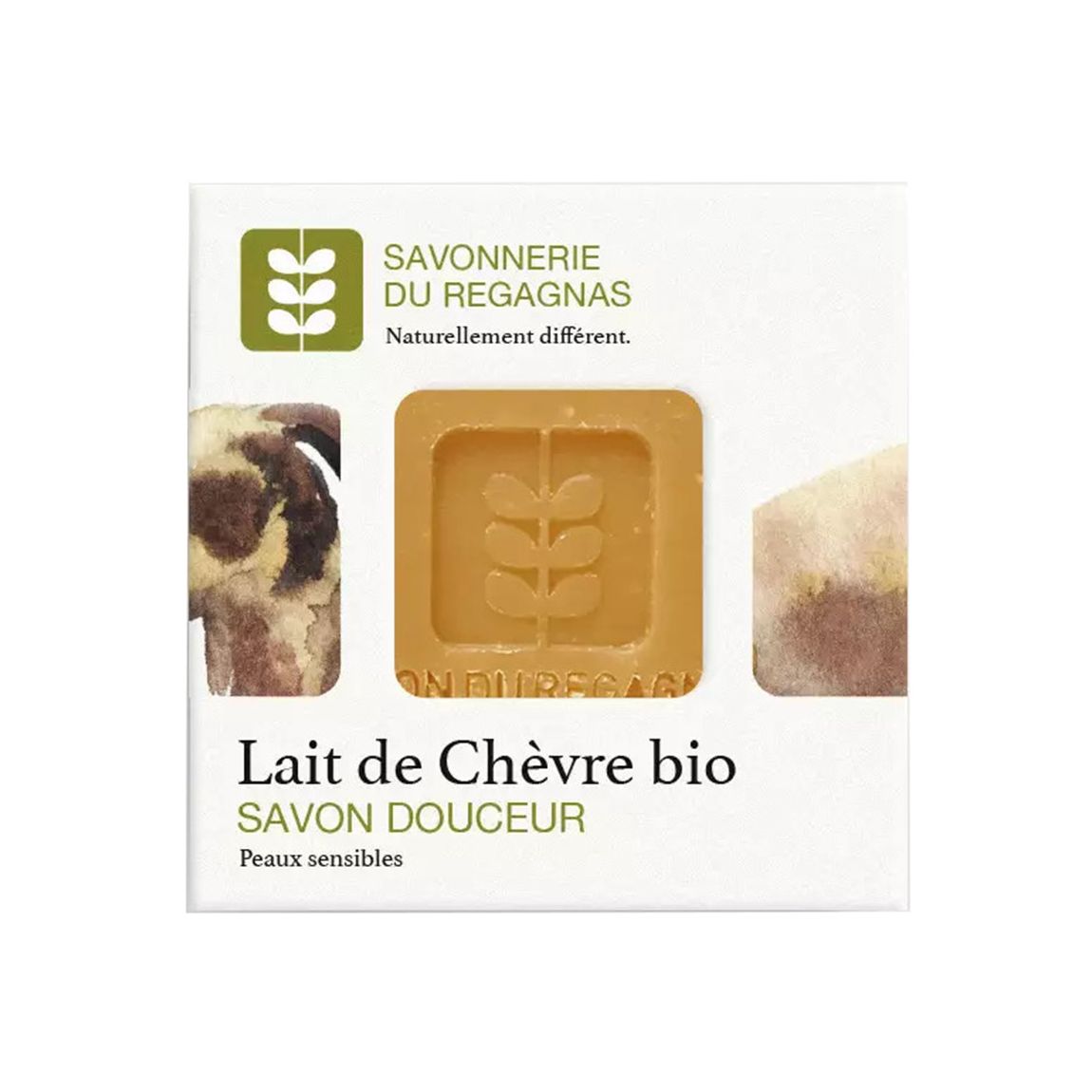 Savon Ultra Doux au Lait de Chèvre Bio main product photo