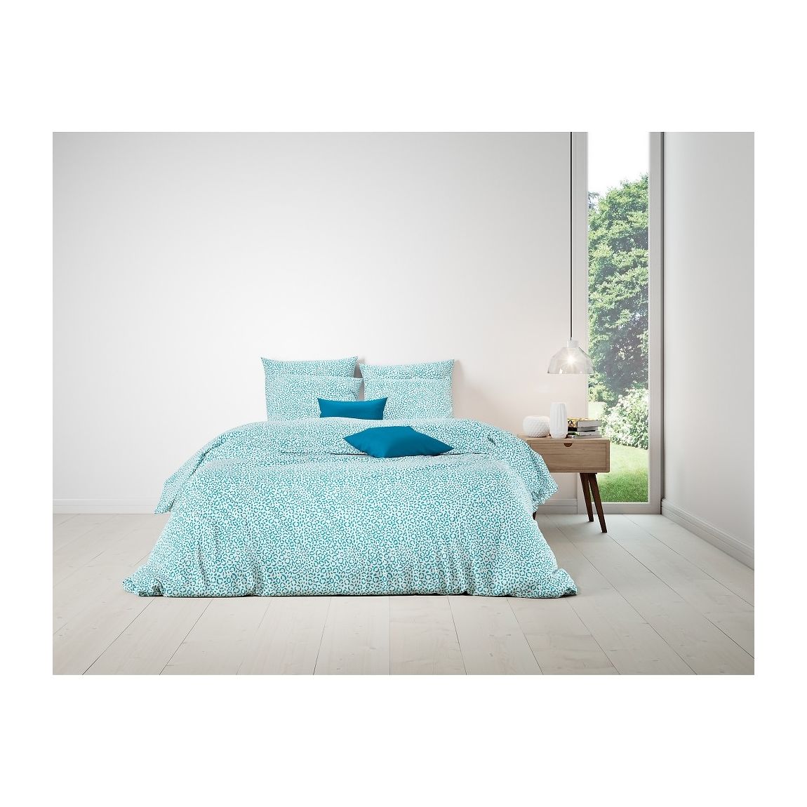 Parure Housse De Couette Cheetah 100% Coton Imprimée main product photo
