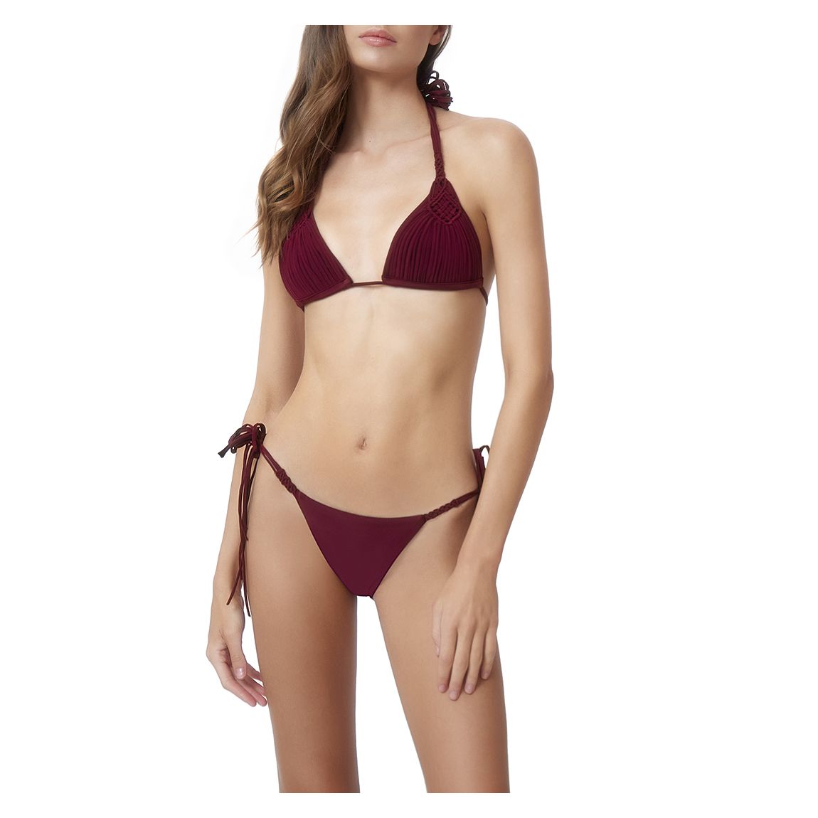 Bas De Bikini À Cravate Mila Violet main product photo