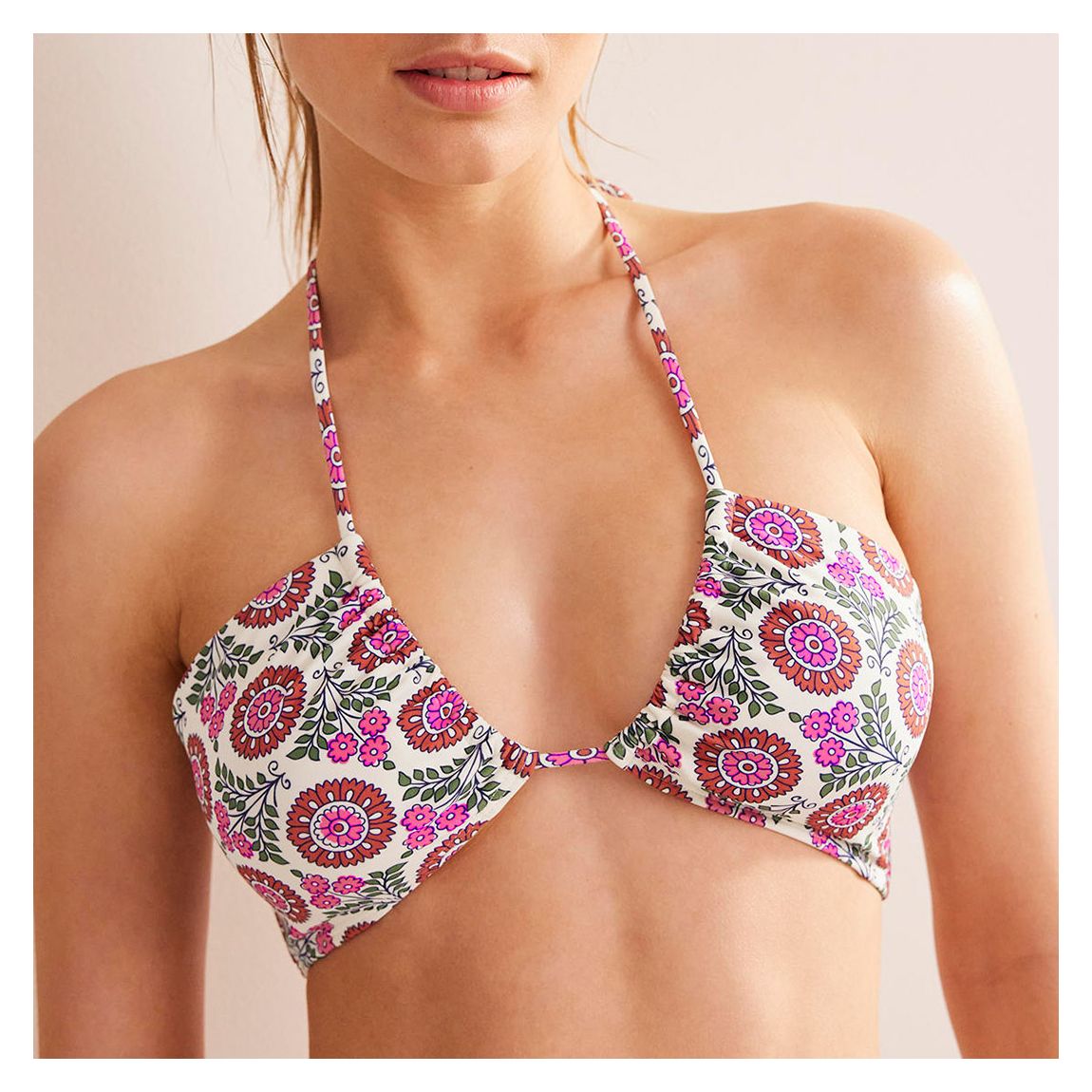 haut de bikini bandeau multicolore gin fizz halterneck main product photo