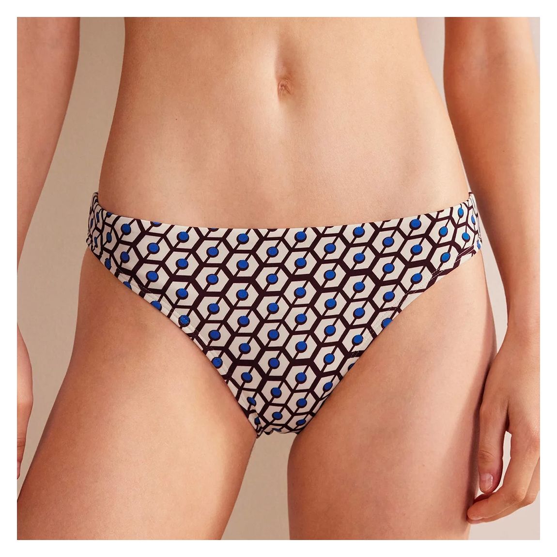 Burgundy & Multi Classic Bikini Bottoms main product photo