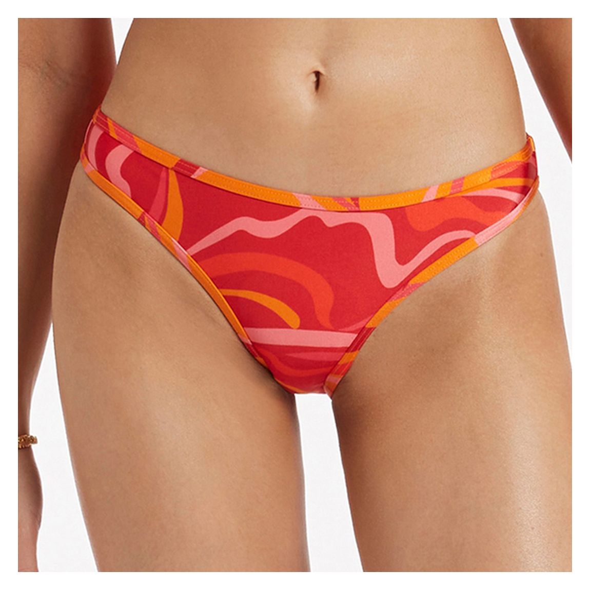Bas De Maillot De Bain Vortici Hipster Rouge main product photo
