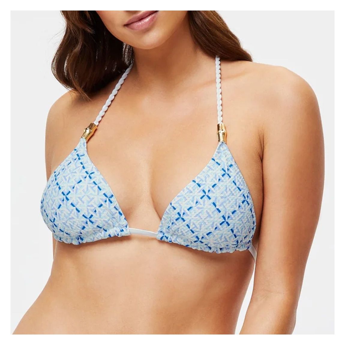 Blue &Amp; Multi Grand Cayman Ropetriangle Bikini Top main product photo