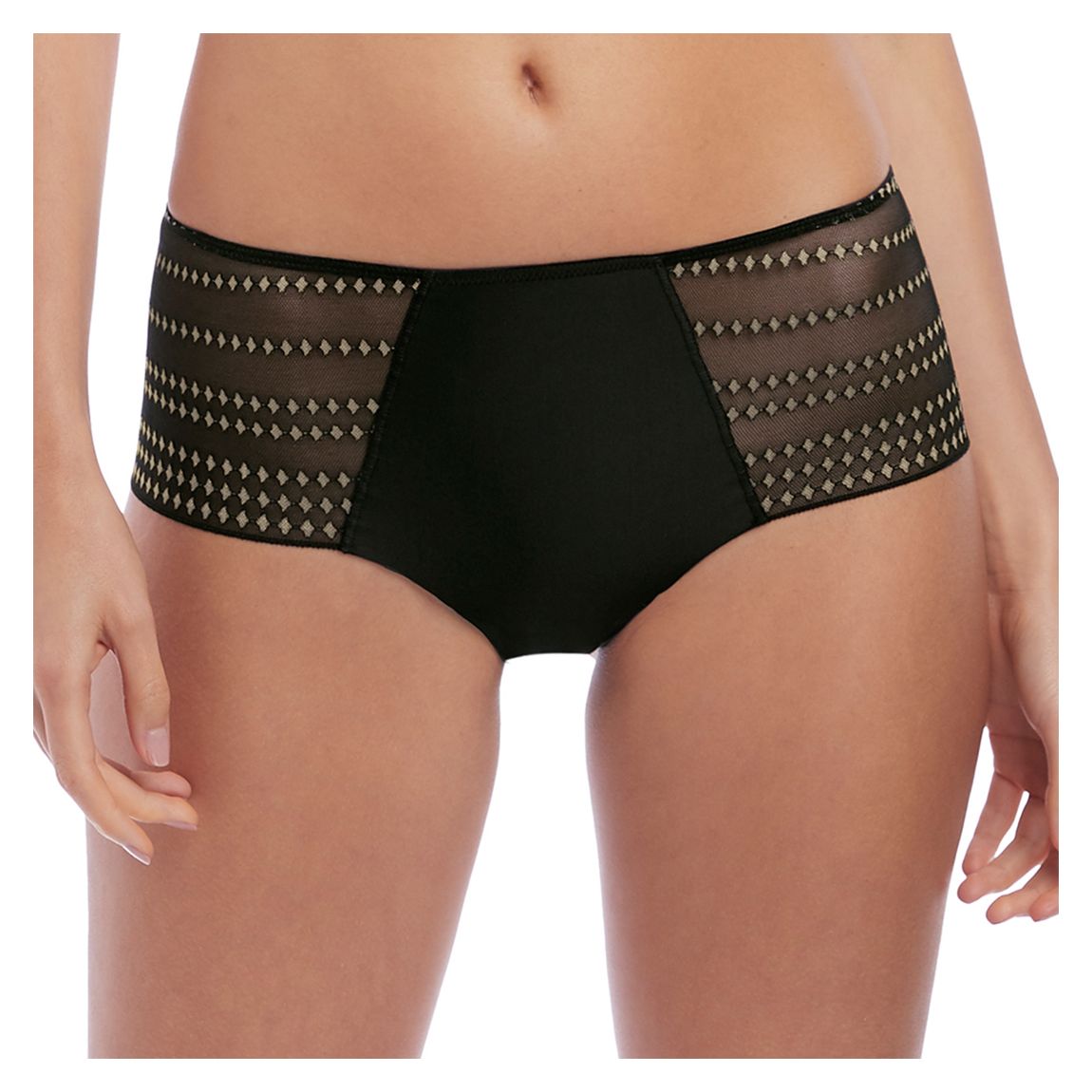 Culotte courte Black/Champagne Respect main product photo