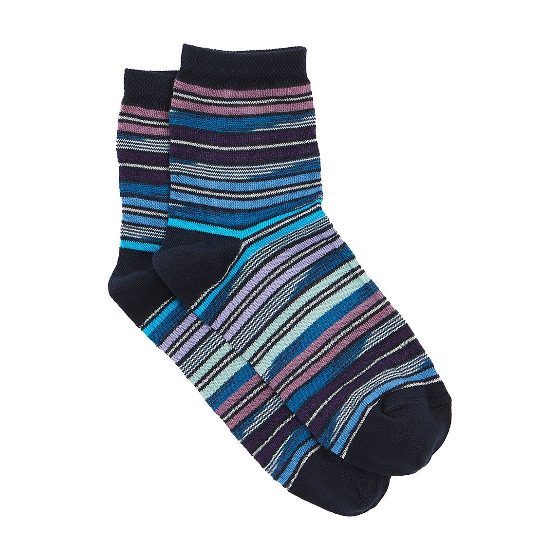 Chaussettes courtes en tricot multicolore main product photo