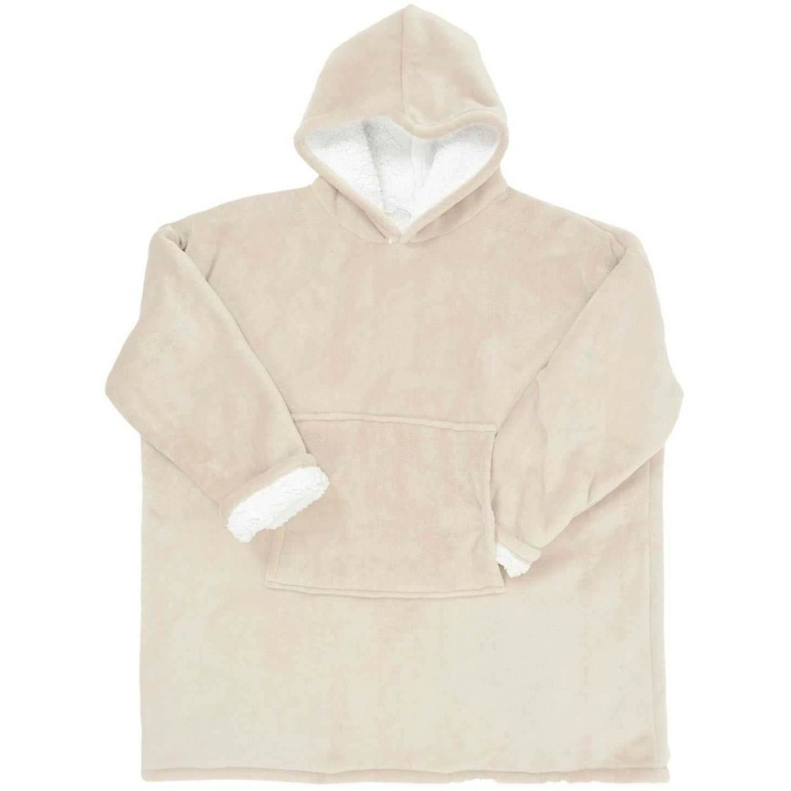 Sweat à capuche avec fermeture intérieur en sherpa main product photo
