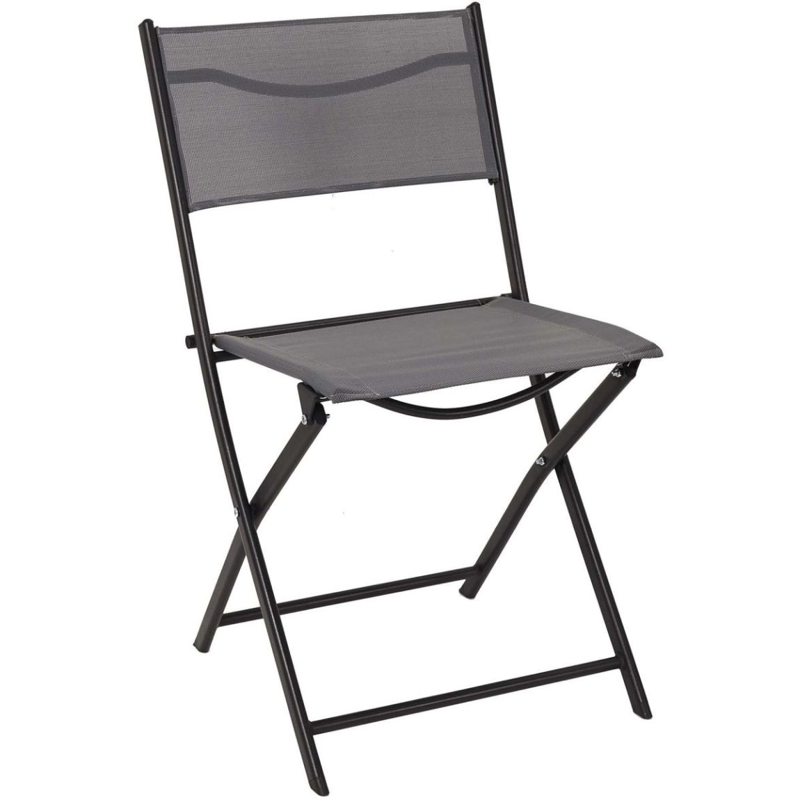 Chaise de jardin pliable en acier Elba main product photo