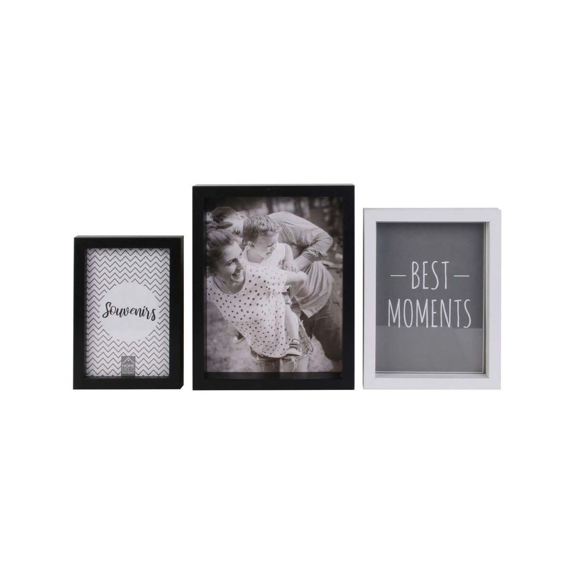 3 cadres photos à poser ou à suspendre Souvenirs main product photo