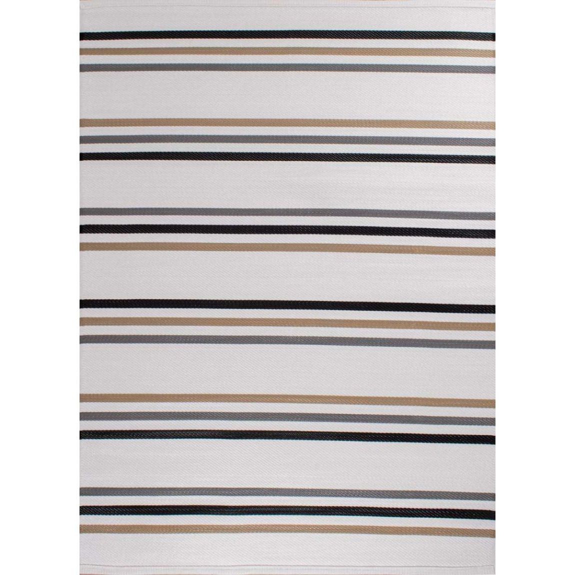 Tapis extérieur en polypropylène Spargi 1742 noir 120 x 160 cm main product photo