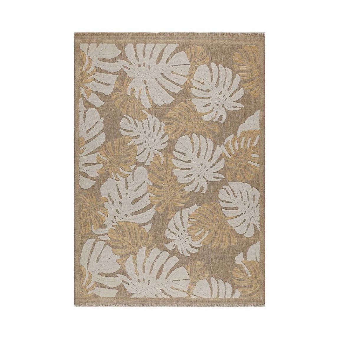 Tapis intérieur extérieur aspect jute jaune Tijuana 9062 180 x 67 cm main product photo