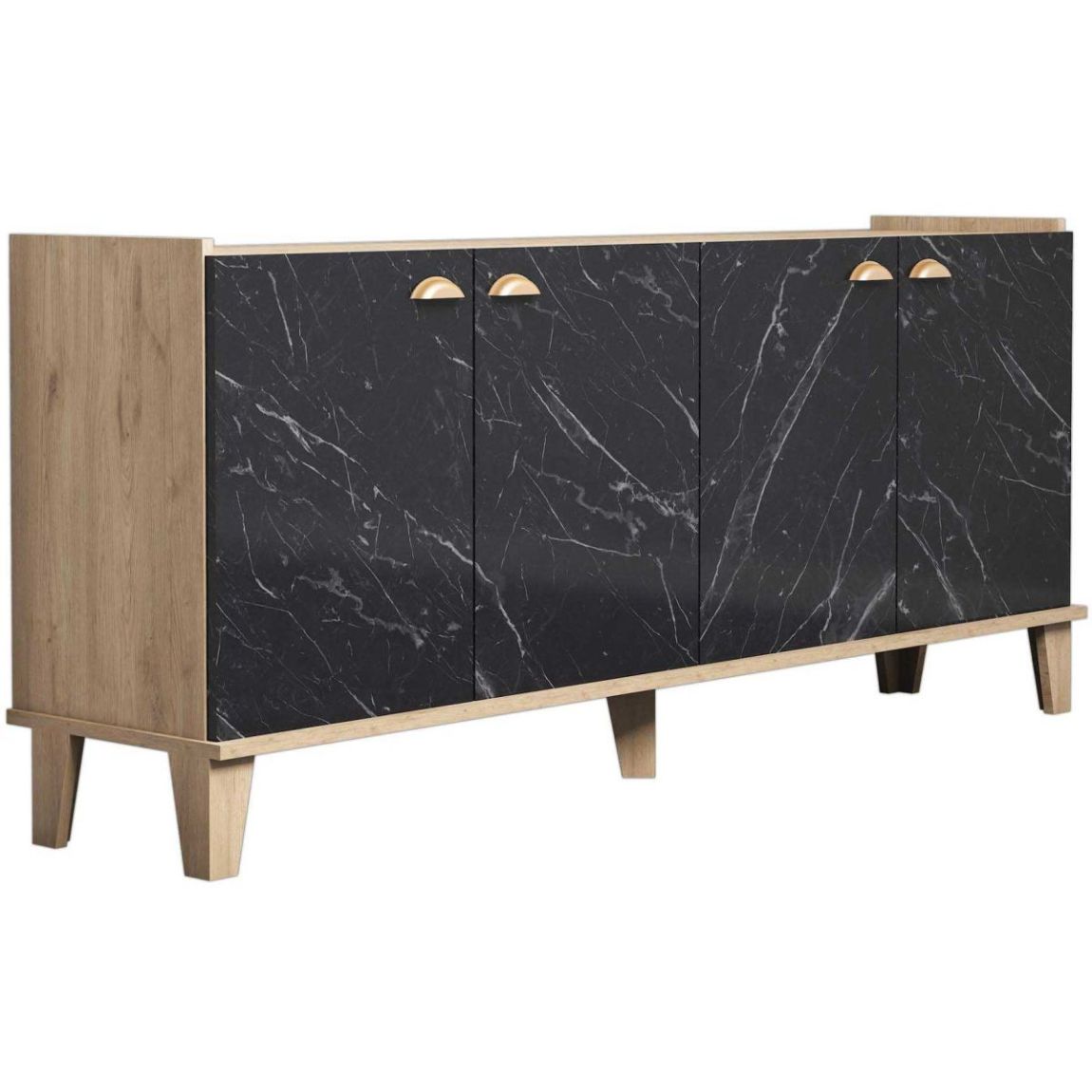 Buffet en aggloméré effet marbre Sumer main product photo