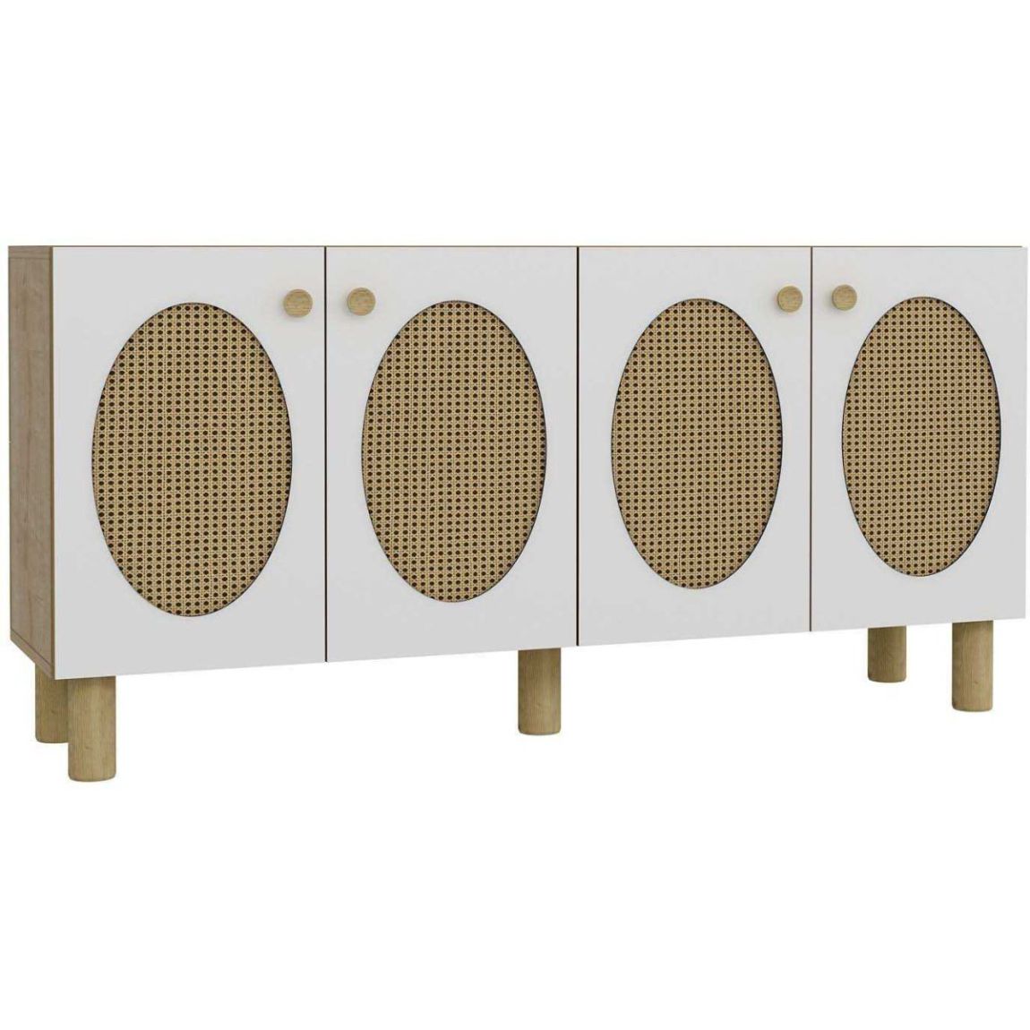 Buffet 4 portes en aggloméré Elisa Bohem main product photo