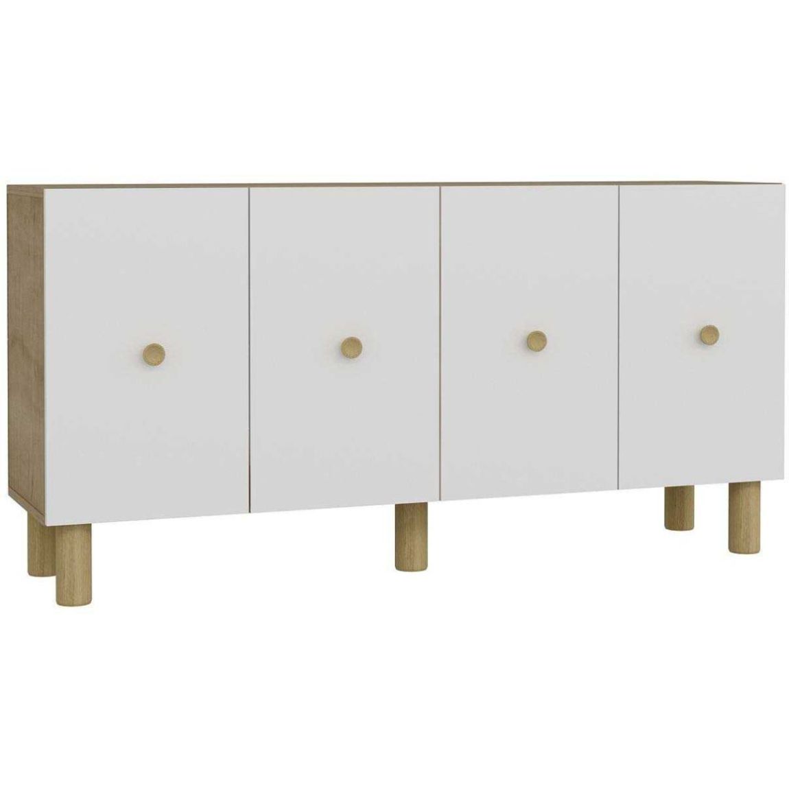 Buffet 4 portes en aggloméré Mono Bohem main product photo