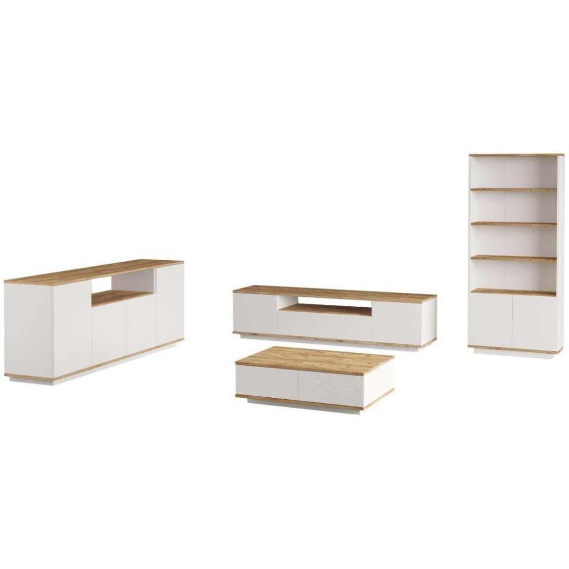 Ensemble meubles de salon en mélaminé Arthur main product photo