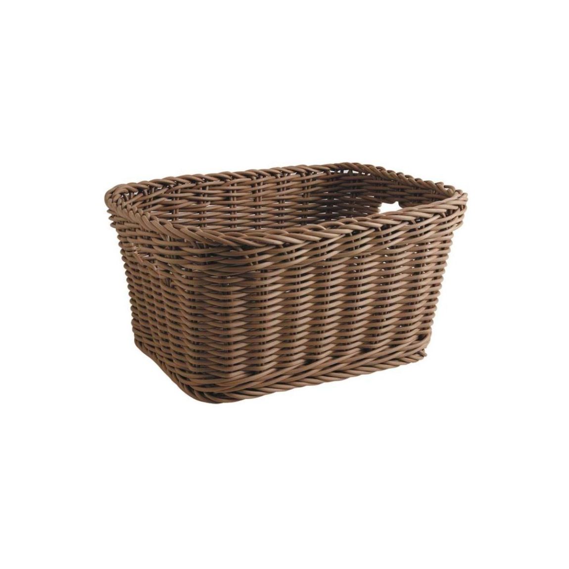 Corbeille de rangement en rotin synthétique main product photo
