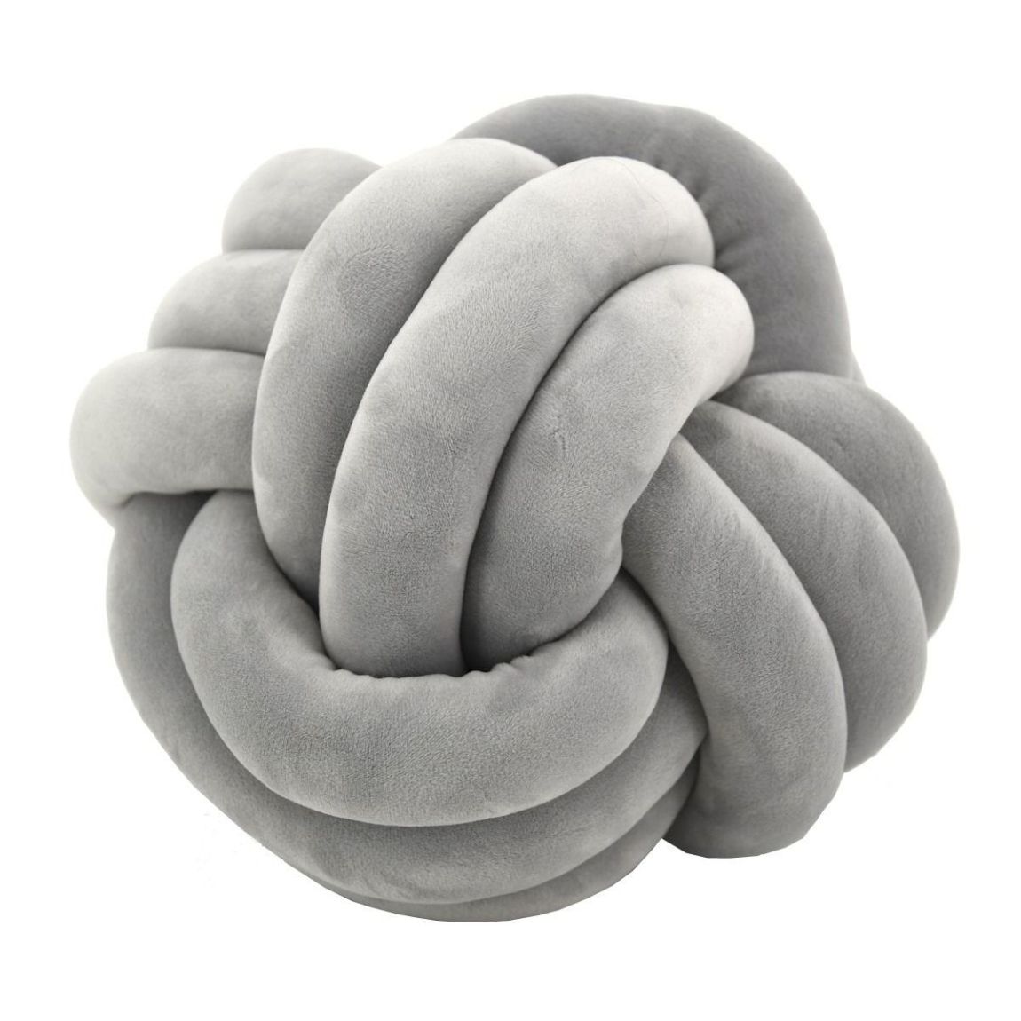 Coussin en velours Noeud 25 cm main product photo