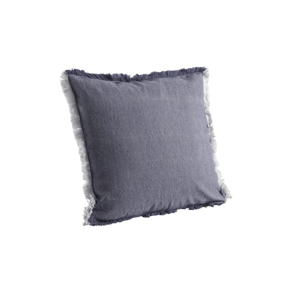 Coussin en coton avec franges main product photo