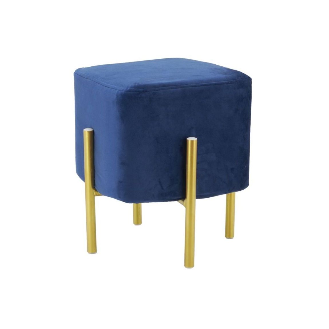 Tabouret carré pied doré Gatsby main product photo