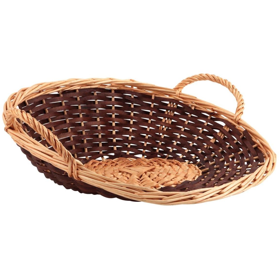 Grande corbeille - Van en osier e bois 2tons main product photo