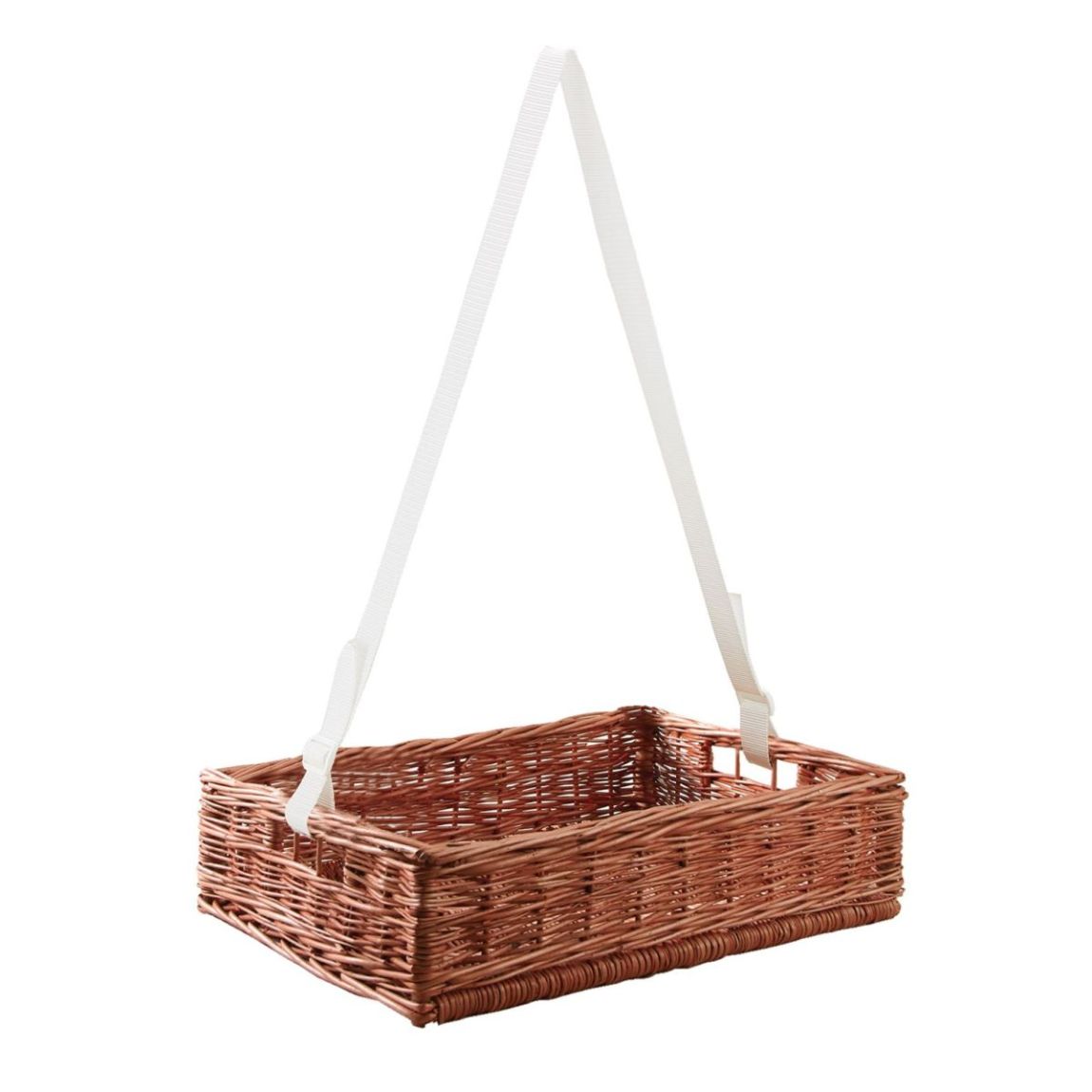 Panier ouvreuse cinéma en osier Avec sangle ajustable posée main product photo