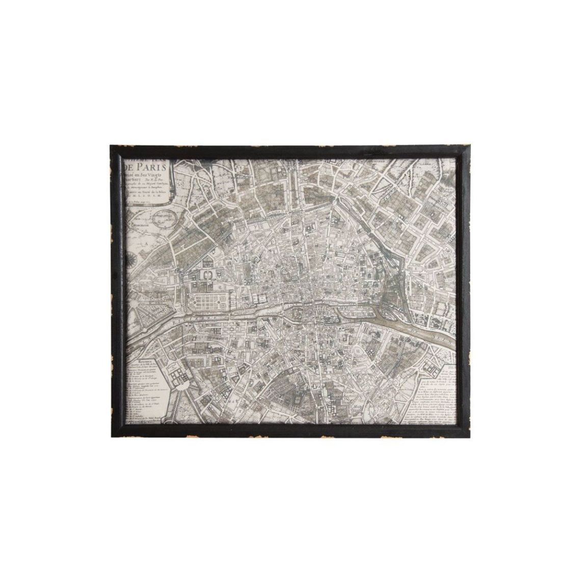 Tableau plan de Paris main product photo