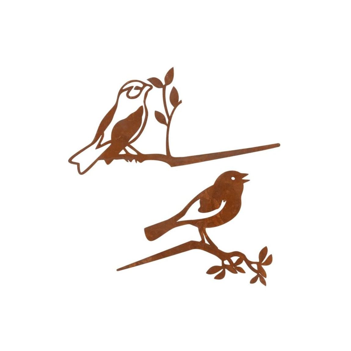 Décors de jardin en métal Oiseaux (lot de 2) main product photo