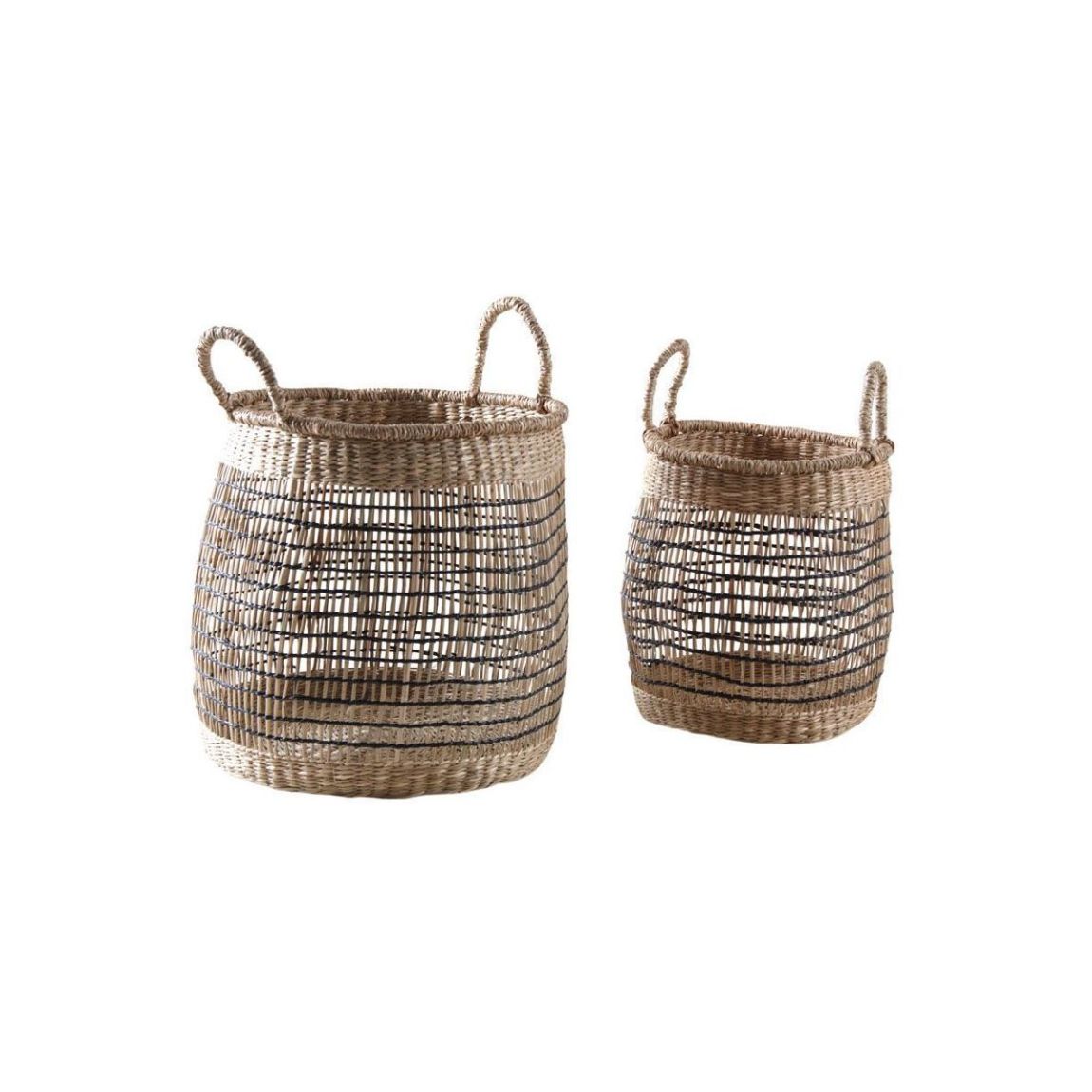 Corbeilles de rangement en jacinthe (Lot de 2) main product photo