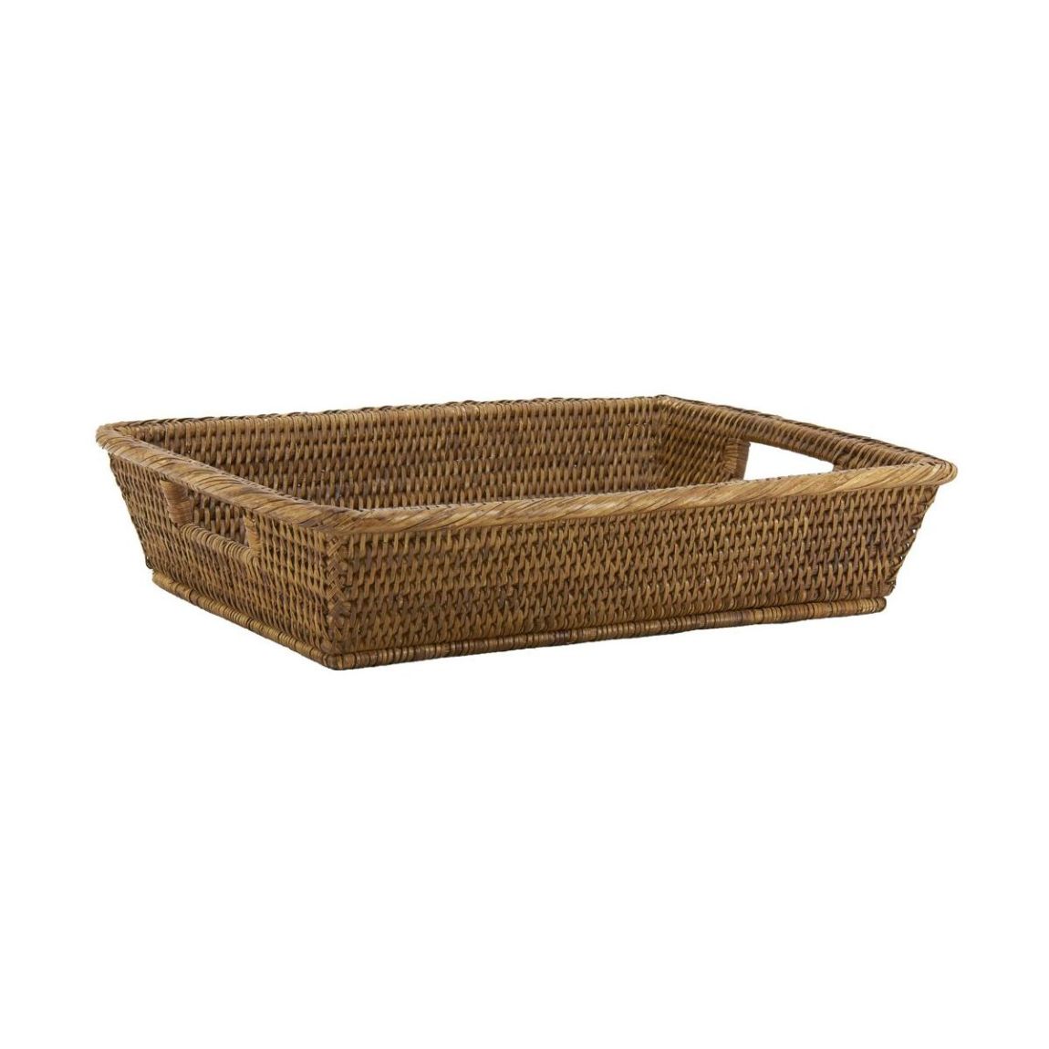 Manne en rotin antique main product photo