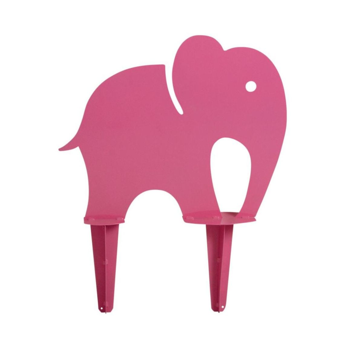 Eléphant rose déco en fer main product photo