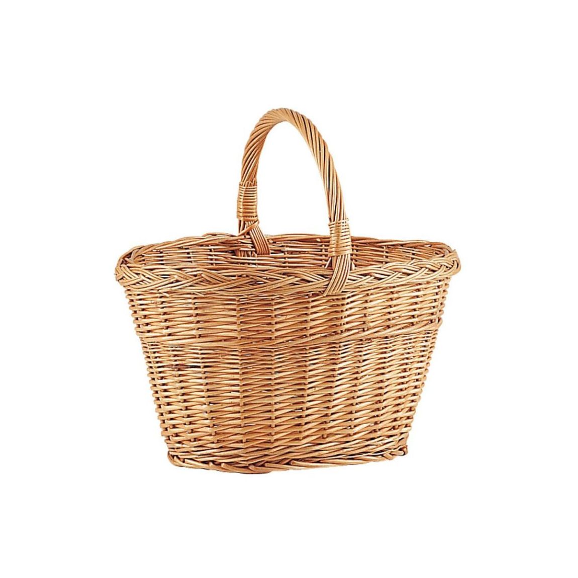 Panier de marché en osier buff 1 main product photo